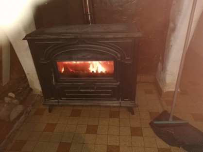 à bois