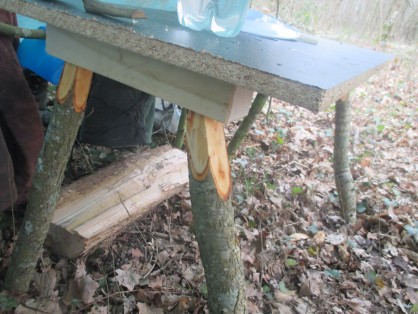 détail du piétement