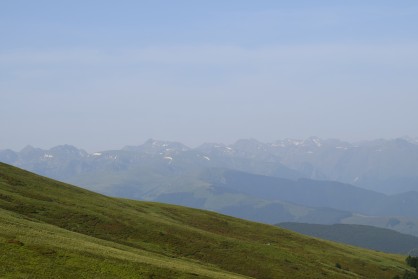 Vue sur la chaine des Pyrénées