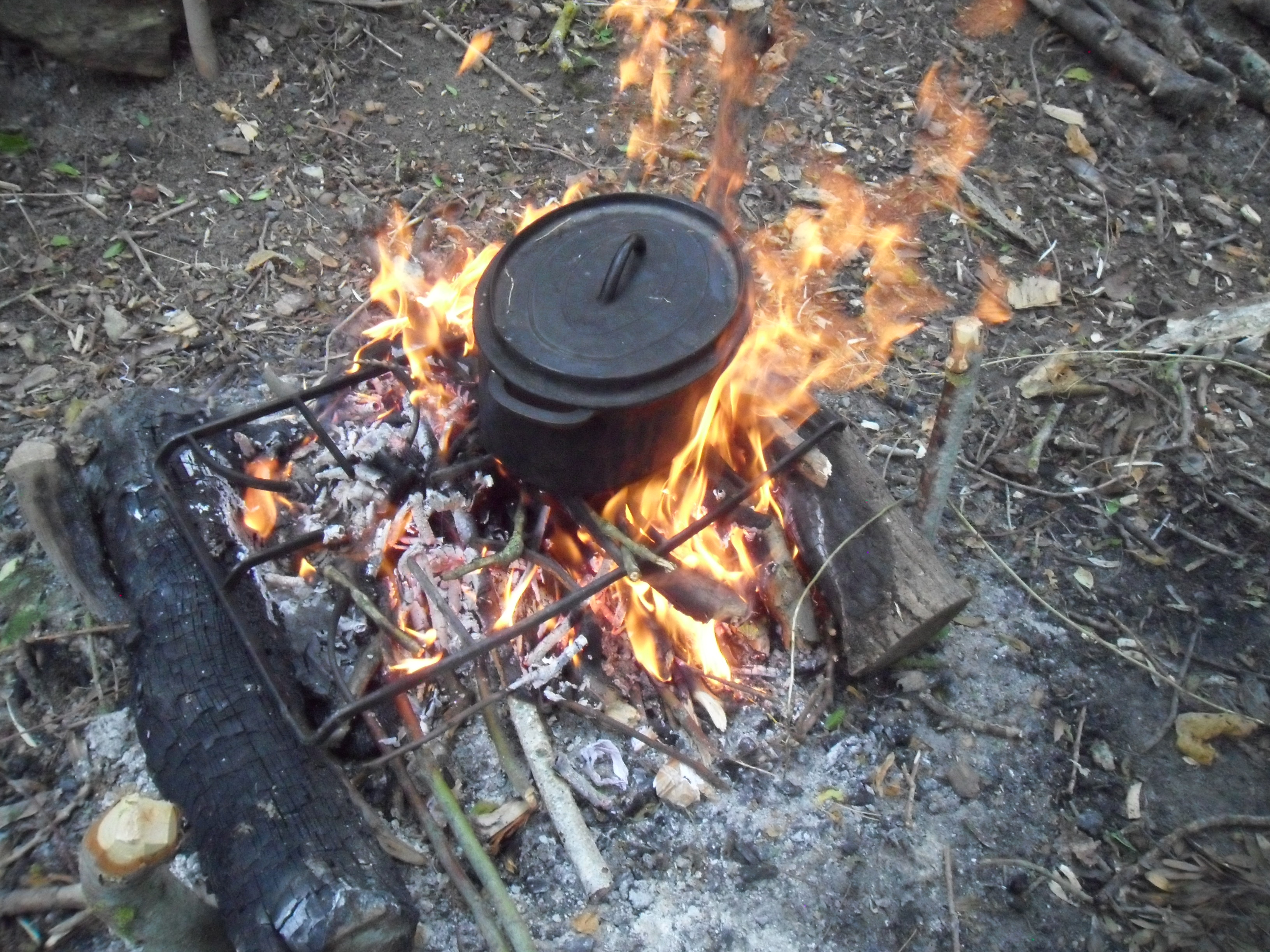 gros feu marmite