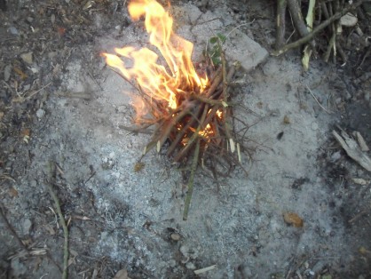 le feu au départ